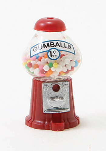 Dollhouse Miniature Counter-Top Gumball Machine Dollhouse Miniature Counter-Top Gumball Machine